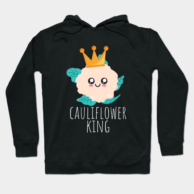 Cauliflower King Cute Hoodie by DesignArchitect